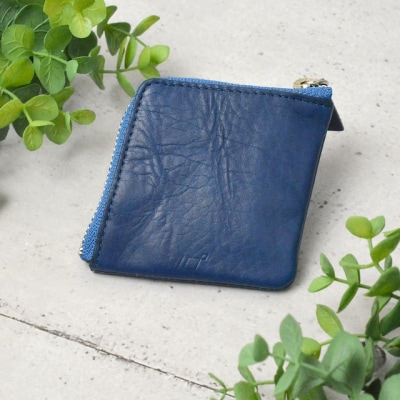 本革 藍染め 10°(じゅうど)コインケース【CT015】