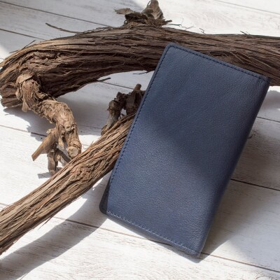 本革 藍染め カードケース【CT020】