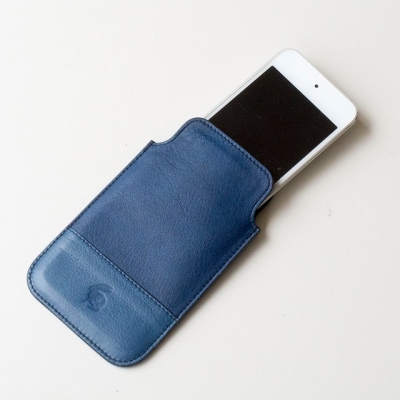 本革 藍染め iPodケース【CT021】
