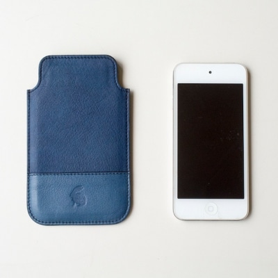 本革 藍染め iPodケース【CT021】