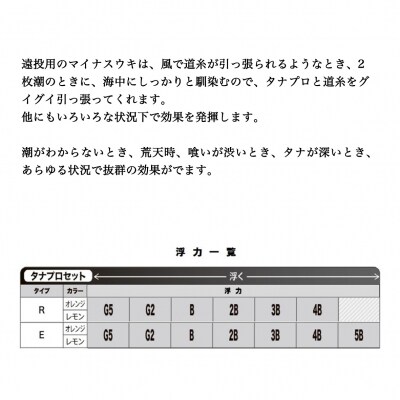 【プロ山元ウキ】タナプロ+プロタイプEセット【EM009】