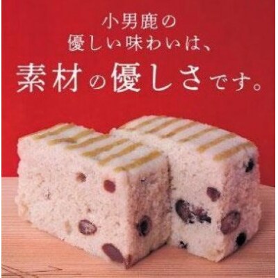 【定期便 2ヶ月コース】和菓子　徳島銘菓　小男鹿(さおしか)　標準2棹【CN103】