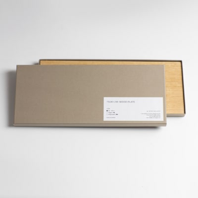 TSUKI-JIRI WOOD PLATE オークフラット M【DR030】