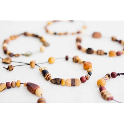 ウッドビーズブレスレット【DR037】