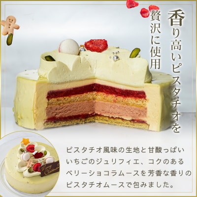 【数量限定】ノエルピスターシュ(冷凍クリスマスケーキ)【CM029】