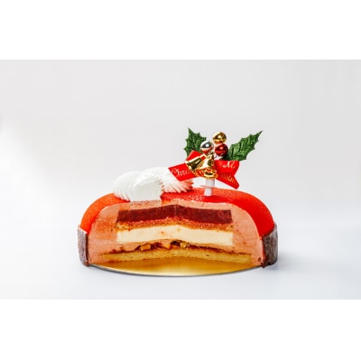 【数量限定】クリスマスケーキノエルフレーズ 5号【CM028】