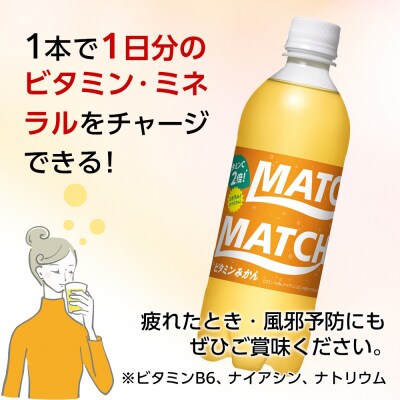 マッチ ビタミンみかん 500mlペットボトル24本【CA155】