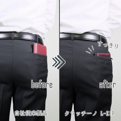 クラッチーノ L-ZIP 長財布(キャメル)【CZ053VC02】