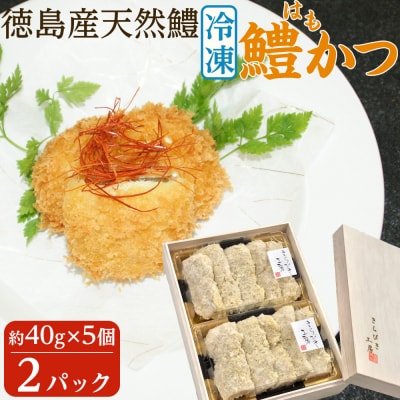 【お歳暮・贈答用・のし付き】徳島産天然鱧 冷凍鱧かつ(5×2パック)【AQ001】