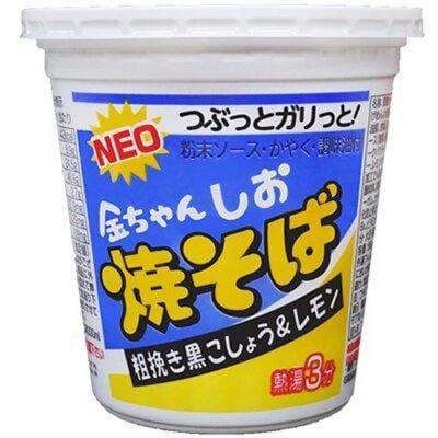 金ちゃんヌードル1箱(12個)+金ちゃんNEOしお焼きそば1箱(12個)【CR031】
