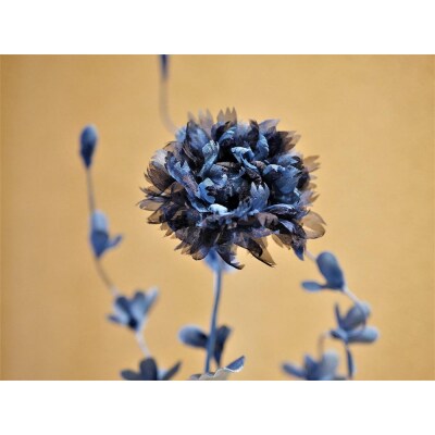 藍染花　一輪挿しアレンジ 小(矢車草)【DA021】