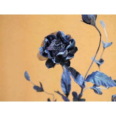 藍染花　一輪挿しアレンジ 小(百日草)【DA021】