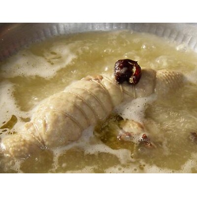 神山鶏やわらかむね肉の参鶏湯(サムゲタン) 1kg×5個　計5kg【GA002】