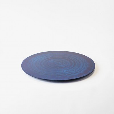 RAYS PLATE Round M 藍染【DR050】
