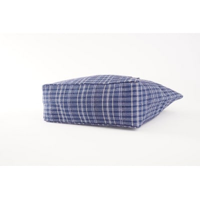 【カラー:イエロー×白格子】カラフル阿波しじら織トート(大)【CV020VC03】