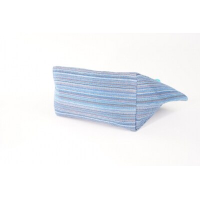 【カラー:イエロー×白格子】カラフル阿波しじら織トート(小)【CV021VC03】