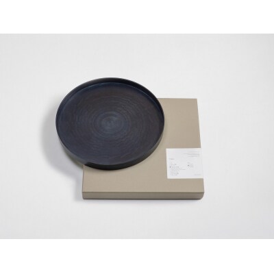 Round RaysTray S　藍漆 〜INDIGO URUSHI 〜【DR057】