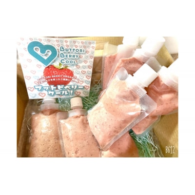 BUTTOBI BERRY COOL  有機いちごのフローズンスムージー1箱 (5個入)