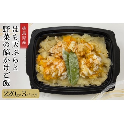 はも天ぷらと野菜の餡かけご飯(220g×3)【BB014】