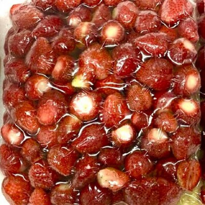冷凍 オーガニックいちご 1kg 有機いちご 苺 さちのか【BL014】
