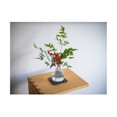 TSUKI-JIRI Petite Plate 藍染 8×100×100mm【DR060】