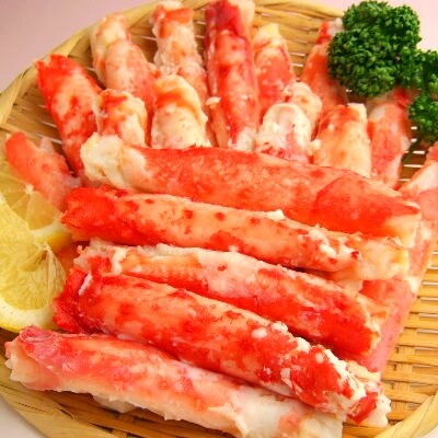 厳選!たらばがに足ハーフカット 約700g