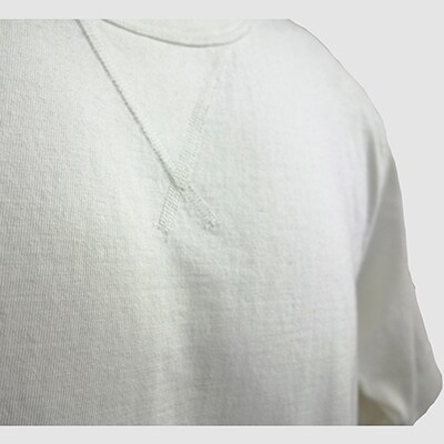 吊り天竺フラットシーマVガゼットTシャツ　Mサイズ