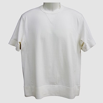 吊り天竺フラットシーマVガゼットTシャツ　Lサイズ