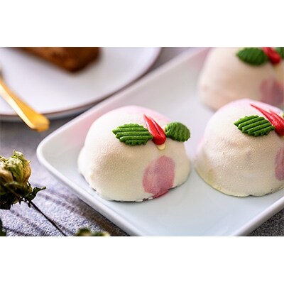 長崎銘菓桃バターカステラ と キャステロ、デリーフデセット