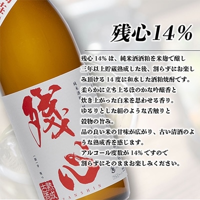 ピーマン焼酎「ぴめんと」・酒粕焼酎「残心14%」セット