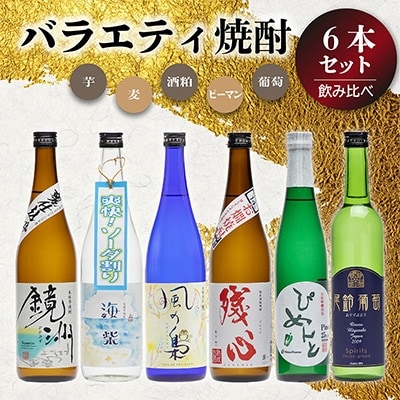 バラエティ焼酎飲み比べ6本セット