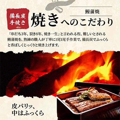 【宮崎県佐土原産】備長炭手焼き 和匠うなぎの蒲焼き2尾+白焼2尾　計4尾セット