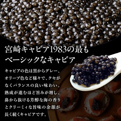 最高級グルメ 太陽のタマゴ(4L×2玉)&宮崎キャビア1983(20g)【複数個口で配送】