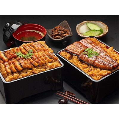 国産うなぎ使用　うなぎ飯・まぶし飯セット