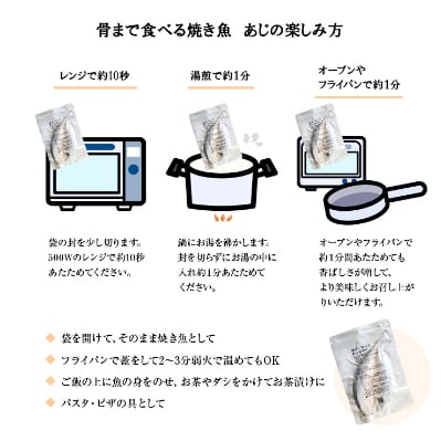 干物詰合せaセット 骨まで食べられる 焼き魚あじ開き 真空パック常温保存(約90g×10枚)
