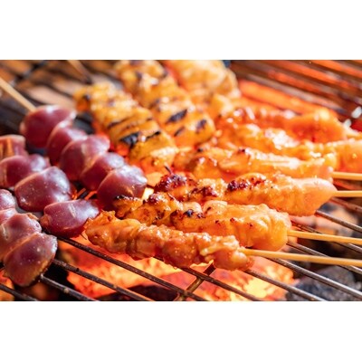 2021年6月発送開始『定期便』宮崎県産焼き鳥セット6種(60本)盛り合わせ(冷凍)全3回