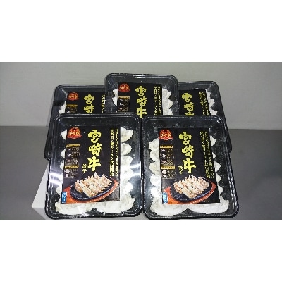 宮崎牛餃子セット　12個入り/5パックセット　合計60個