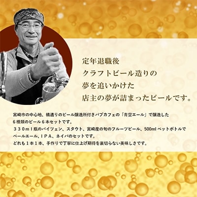 青空エール　小瓶3本・ペットボトル3本セット(計6本)