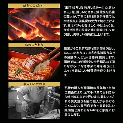 【高須水産】備長炭手焼 うなぎの蒲焼2尾セット