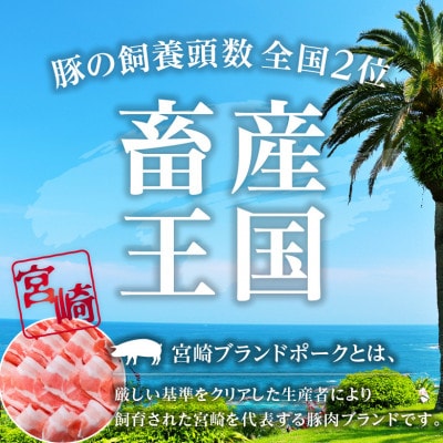 宮崎ブランドポークバラ2mmスライスしゃぶしゃぶ用×1.6kg(約200g×8パック)