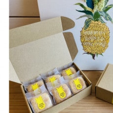 完熟パイナップルの餡をサブレ生地で包んだ「AOSHIMA PINEAPPLE CAKE」 