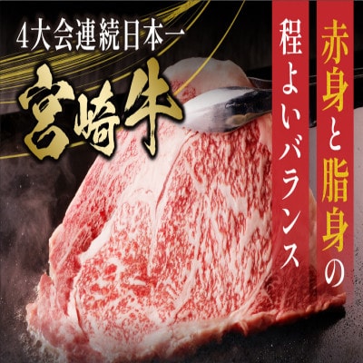 史上初内閣総理大臣賞4連覇* 宮崎牛 A4～A5 黒毛和牛 サーロインステーキ 200g(宮崎市)