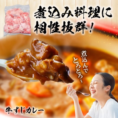 史上初内閣総理大臣賞4連覇 宮崎牛 A4～A5 黒毛和牛 牛すじ肉 1kg (宮崎市)