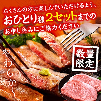 宮崎牛ロースステーキ 250g×2枚 計500g(宮崎市)　牛肉