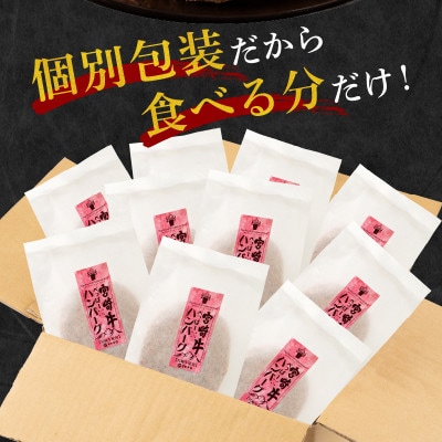 宮崎牛ペッパーハンバーグ 100g 10個入(宮崎市)