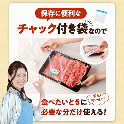 宮崎県産黒毛和牛肩(ウデ)スライス610g(宮崎市)