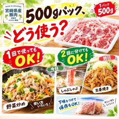 宮崎県産 豚肉切り落とし 4.5kg