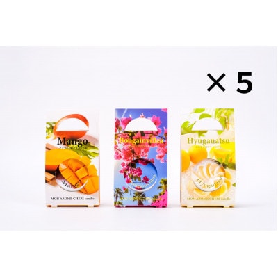 旅するアロマキャンドル【宮崎】15個SET