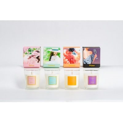 四季アロマキャンドル　4個SET