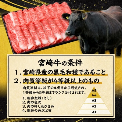 宮崎牛肩ロースしゃぶすき用500g